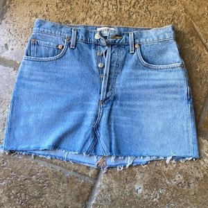 AGOLDE denim skirt